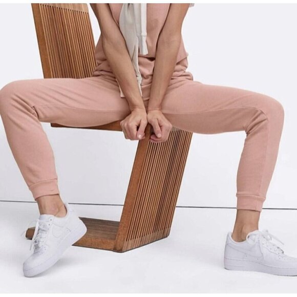 NWT MATE the Label Rose Organic Terry Classic Jogger - 2X - Picture 8 of 10